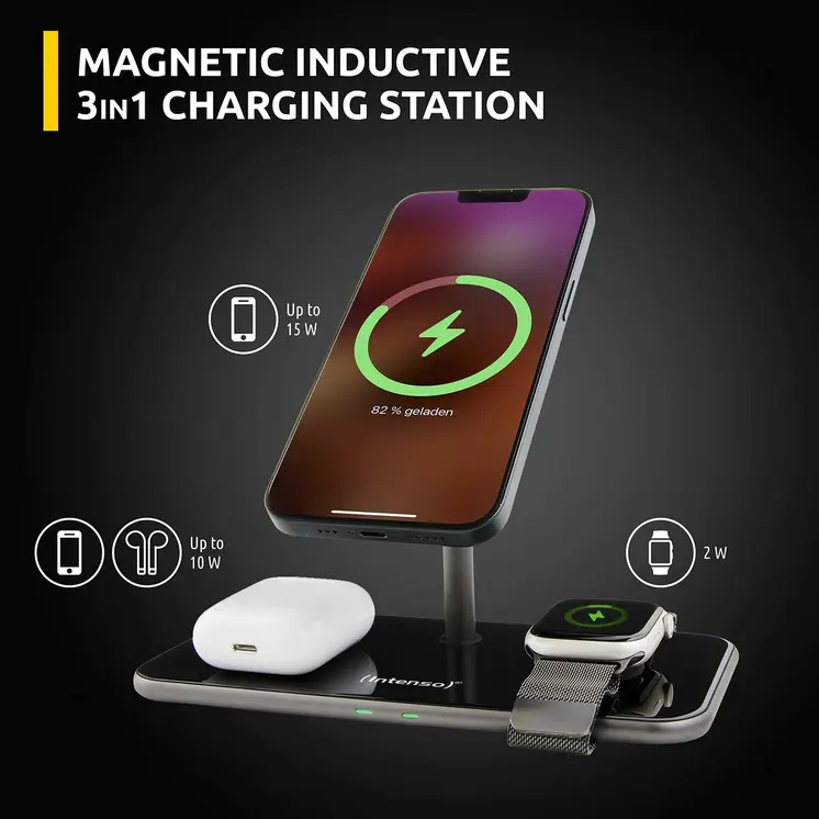 Wall Charger INTENSO 7410810 Black