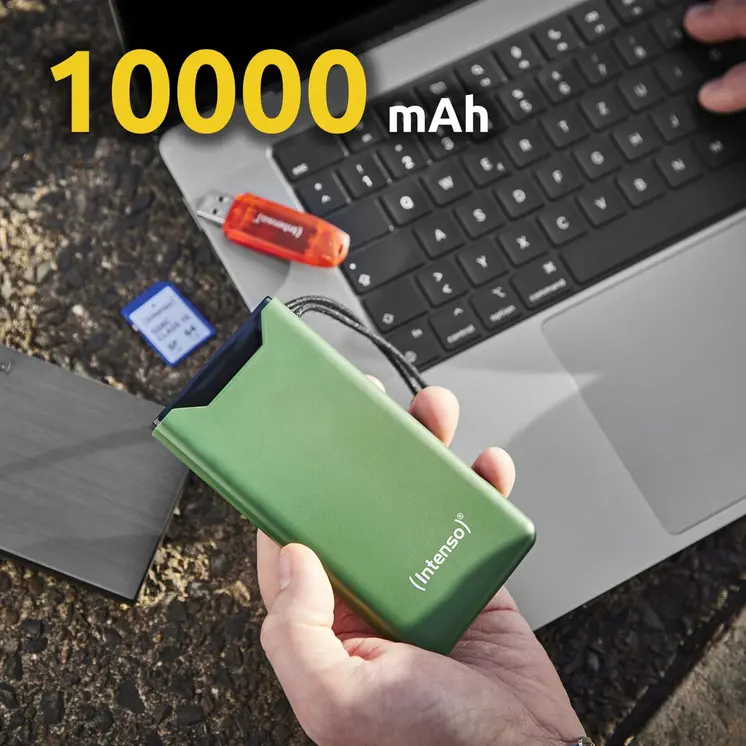 Powerbank INTENSO 7332037 Green 10000 mAh