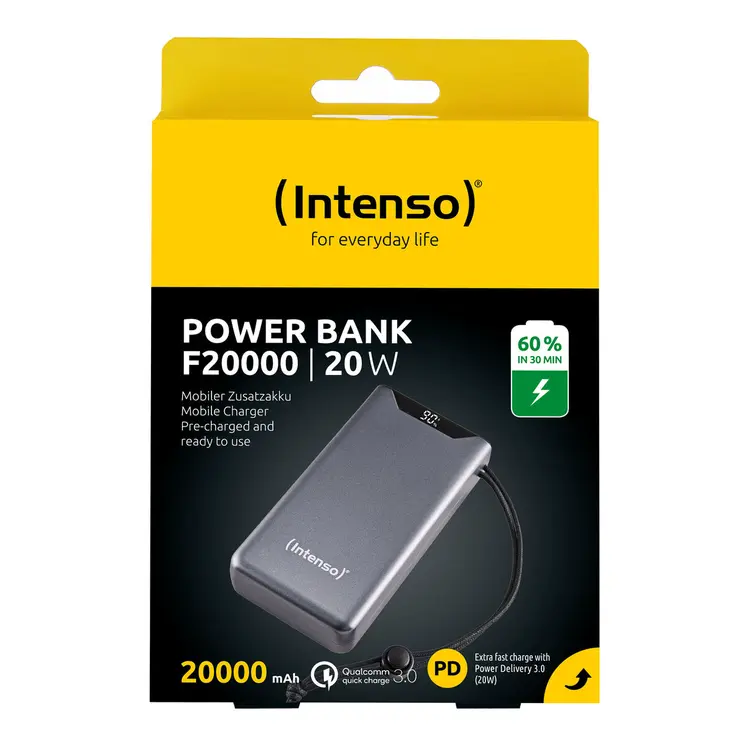 Laptop Battery INTENSO Grey 20000 mAh