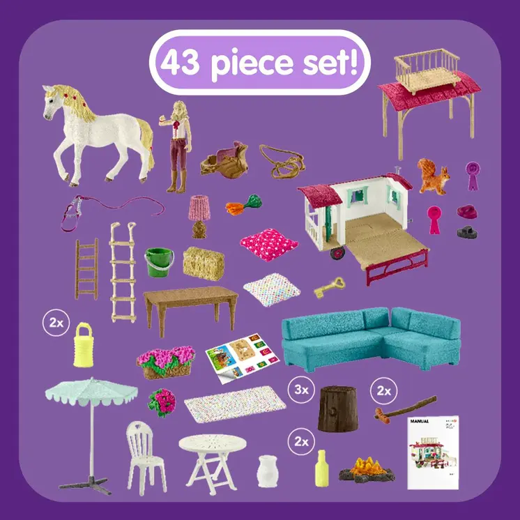 Playset Schleich 42415 44 Pieces
