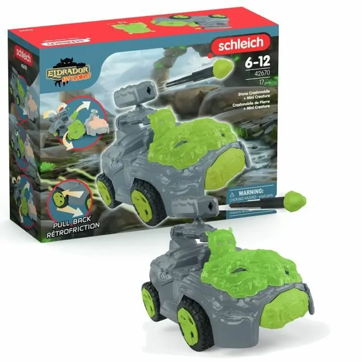Playset Schleich Pierre's Crashmobile 17 Pieces