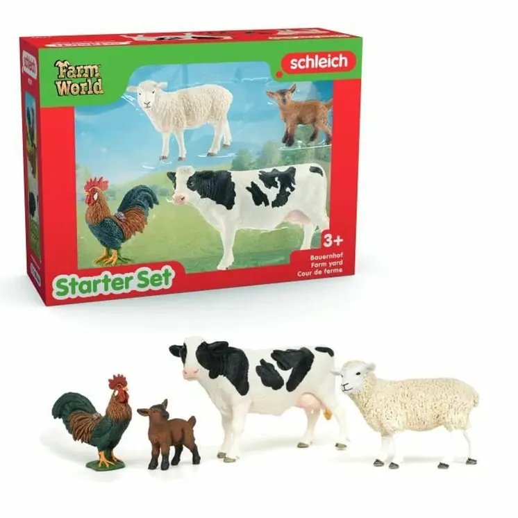 Playset Schleich Farm World 6 Pieces 4 Pieces