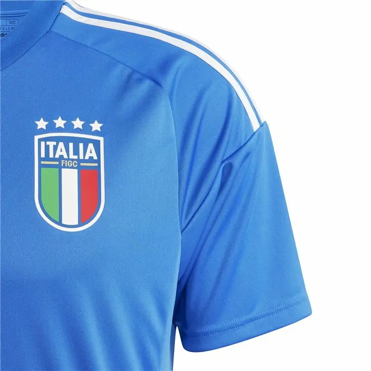 Men's Short-sleeved Football Shirt Adidas Italia 1ª  24 Blue