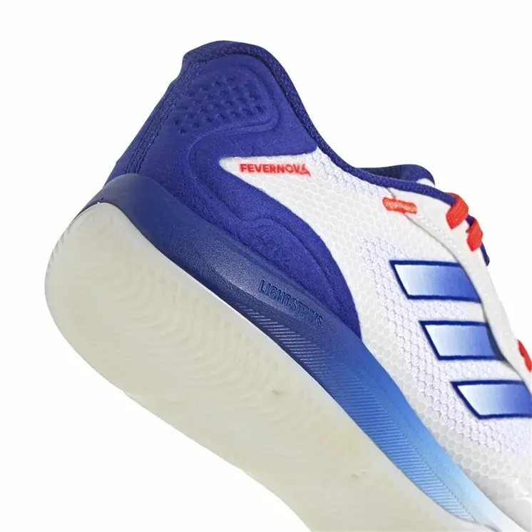Childrens Football Boots Adidas Fevernova Court Football White