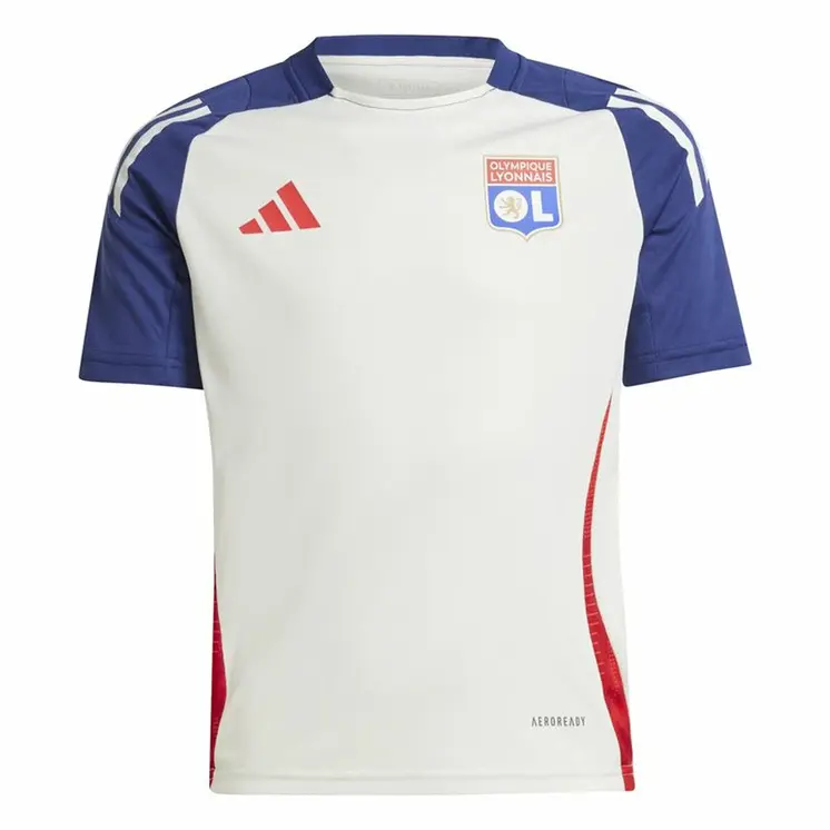 Children's Short Sleeved Football Shirt Adidas Tiro24 Blue (9-10 Years)