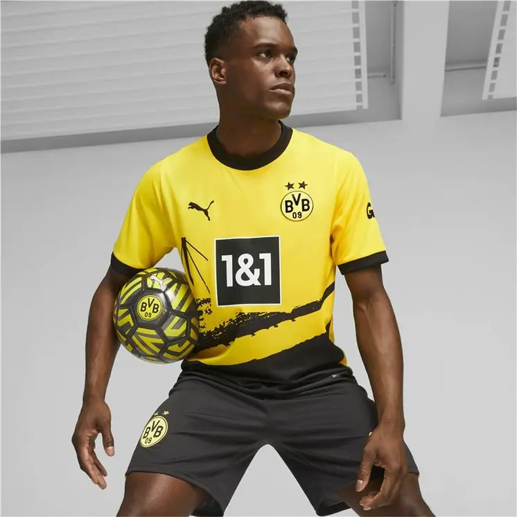Men’s Short Sleeve T-Shirt Puma Borussia Dortmund L