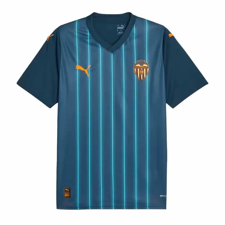 Children's Short Sleeved Football Shirt Puma Valencia C.F