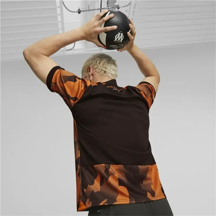 Men's Short-sleeved Football Shirt Puma Olympique de Marsella