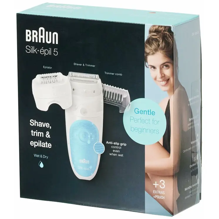 Electric Hair Remover Braun Silk Epil 5-605 Power
