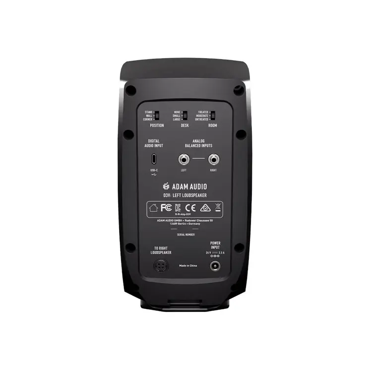 Portable Bluetooth Speakers Adam Audio ADAM D3V BK