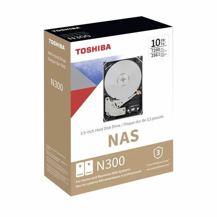 Hard Drive Toshiba HDWG11AEZSTA 3,5" 10 TB
