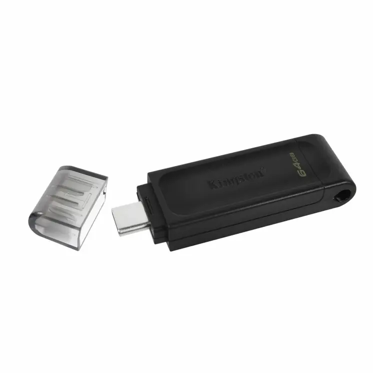 USB stick Kingston DT70/64GB usb c Black 64 GB