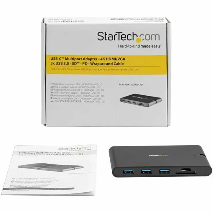 Dockstation Startech DKT30CHVSCPD Black