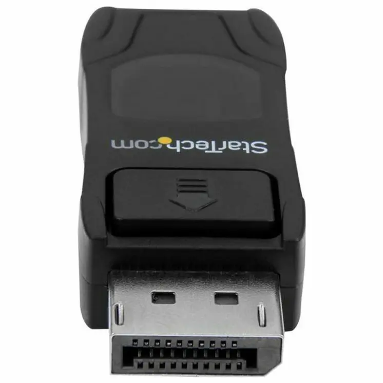 DisplayPort to HDMI Adapter Startech DP2HD4KADAP 4K Ultra HD Black White Cyan
