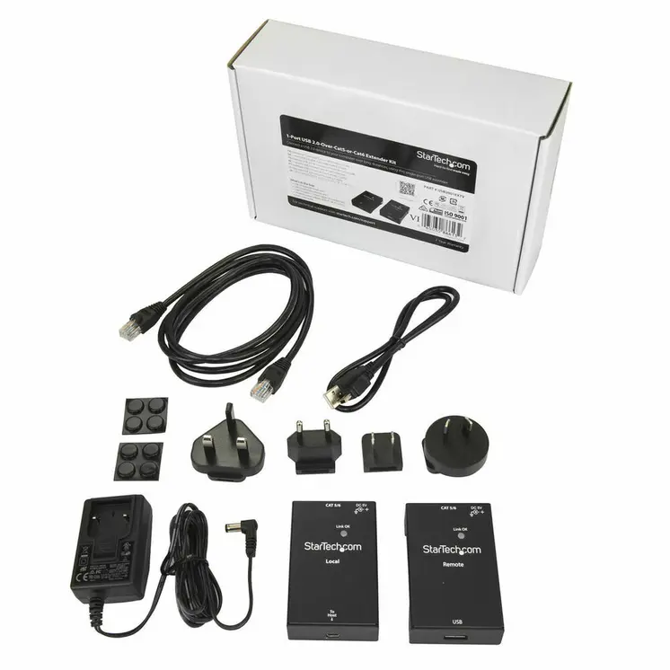Extender Startech USB2001EXTV Black