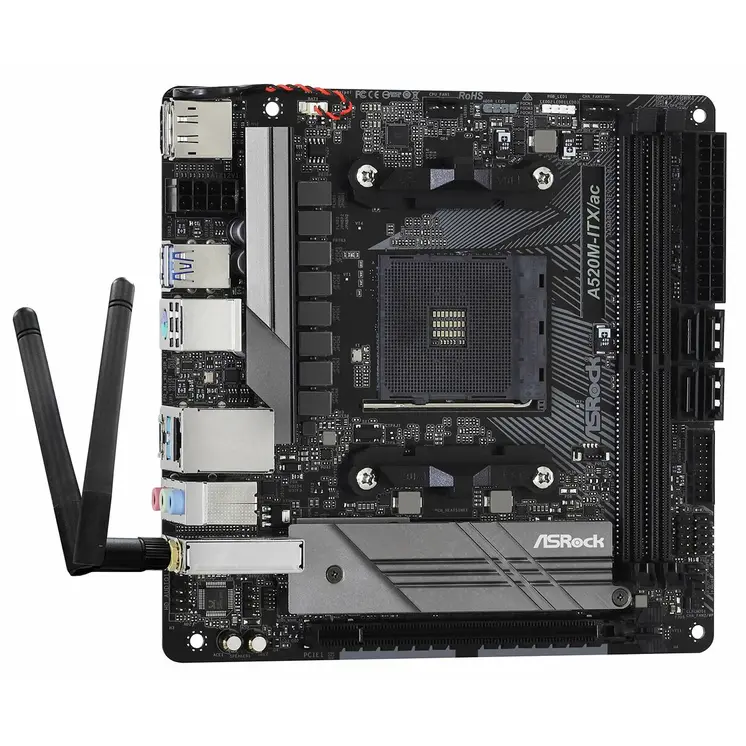 Motherboard ASRock A520M-ITX/AC AMD AM4 AMD