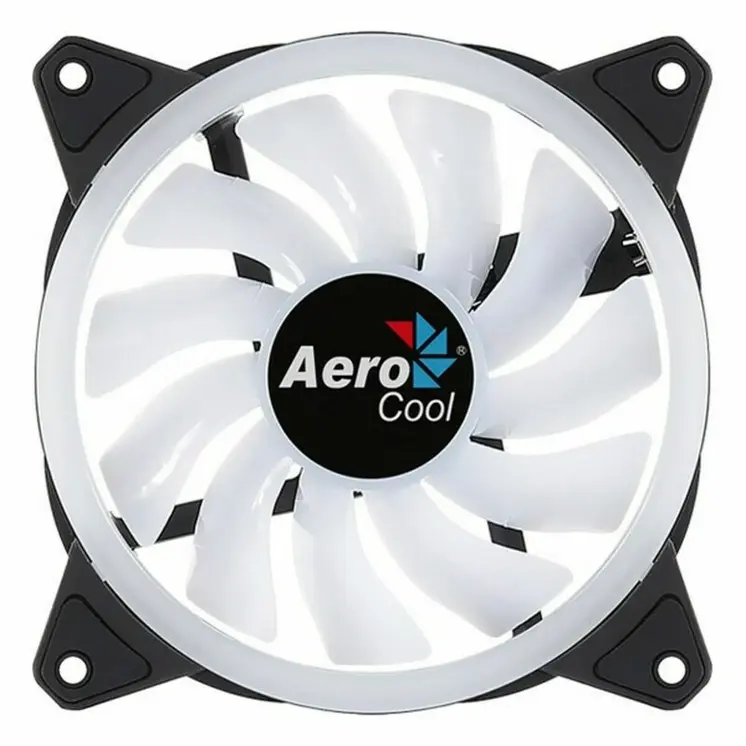 Box Ventilator Aerocool Duo 12 1000rpm (Ø 12 cm) RGB Ø 12 cm (1 Unit)