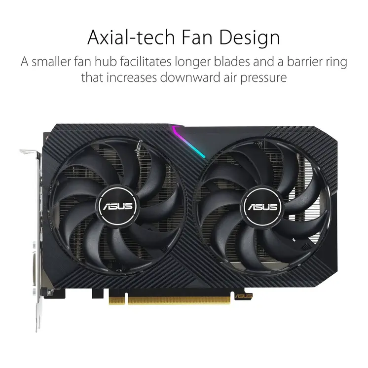 Graphics card Asus Nvidia GeForce RTX 3050 8 GB GDDR6
