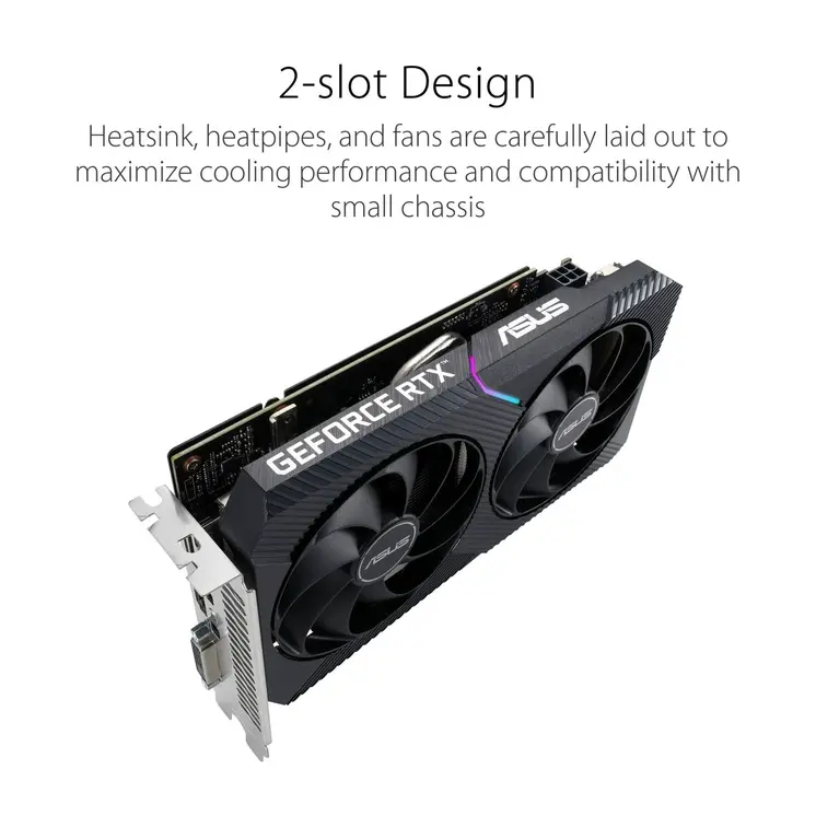 Graphics card Asus Nvidia GeForce RTX 3050 8 GB GDDR6
