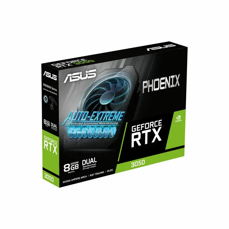 Graphics card Asus Nvidia GeForce RTX 3050 8 GB GDDR6