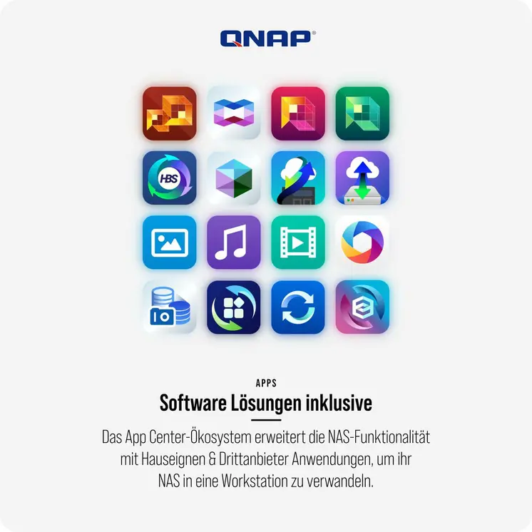 NAS Network Storage Qnap TS-664 Black