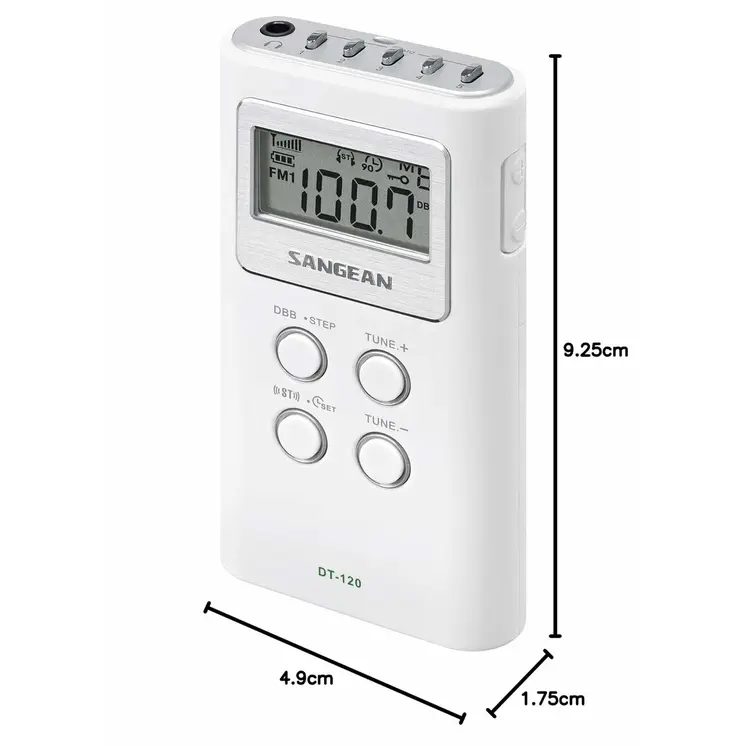 Transistor Radio Sangean DT-120 White