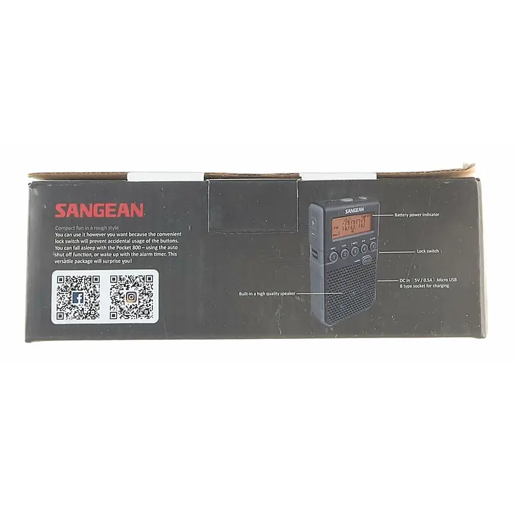 Portable Digital Radio Sangean SDT800BK