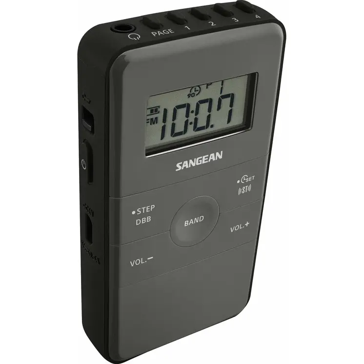Transistor Radio Sangean DT-140 Black AM/FM