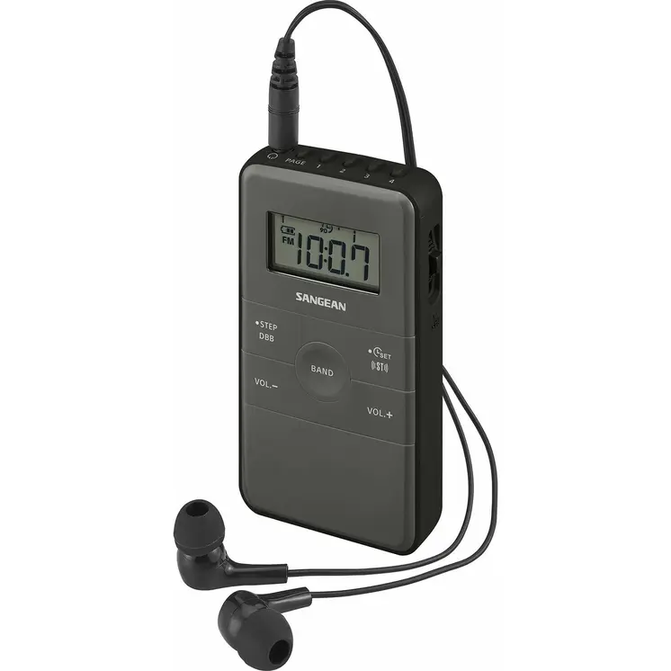 Transistor Radio Sangean DT-140 Black AM/FM
