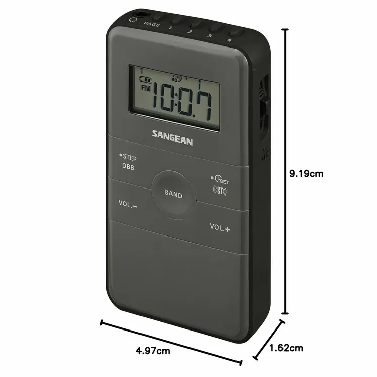 Transistor Radio Sangean DT-140 Black AM/FM