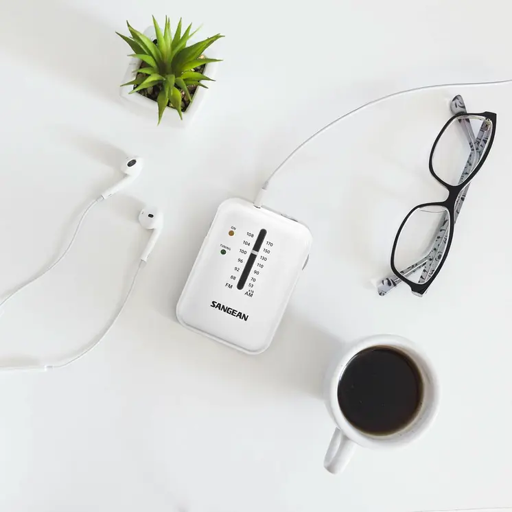 Transistor Radio Sangean SR-32 White AM/FM