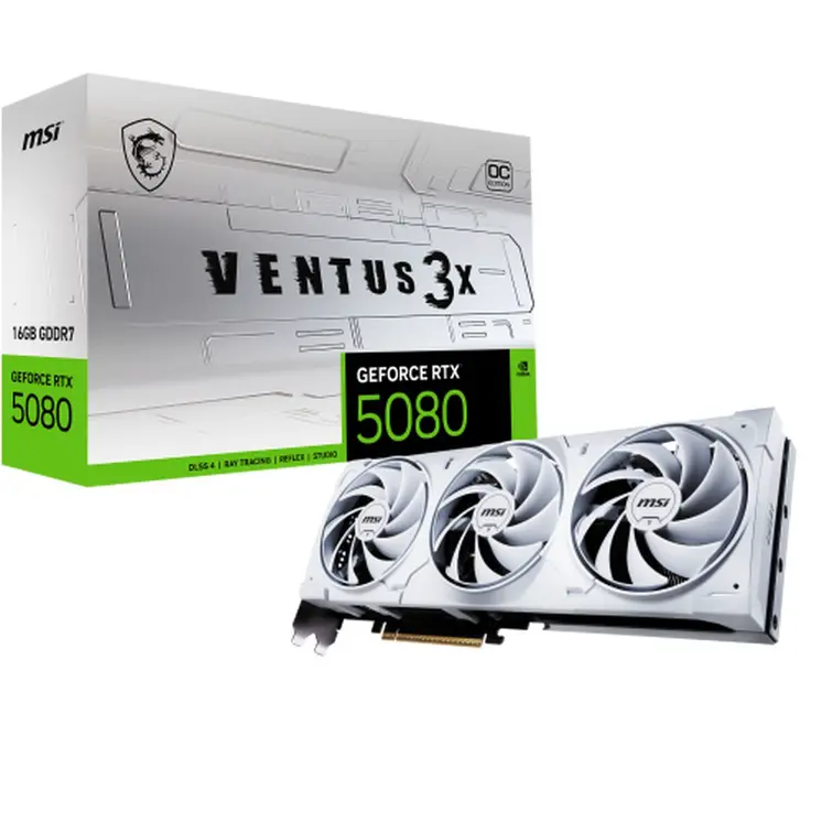 Graphics card MSI GEFORCE RTX 5080 16 GB GDDR6X