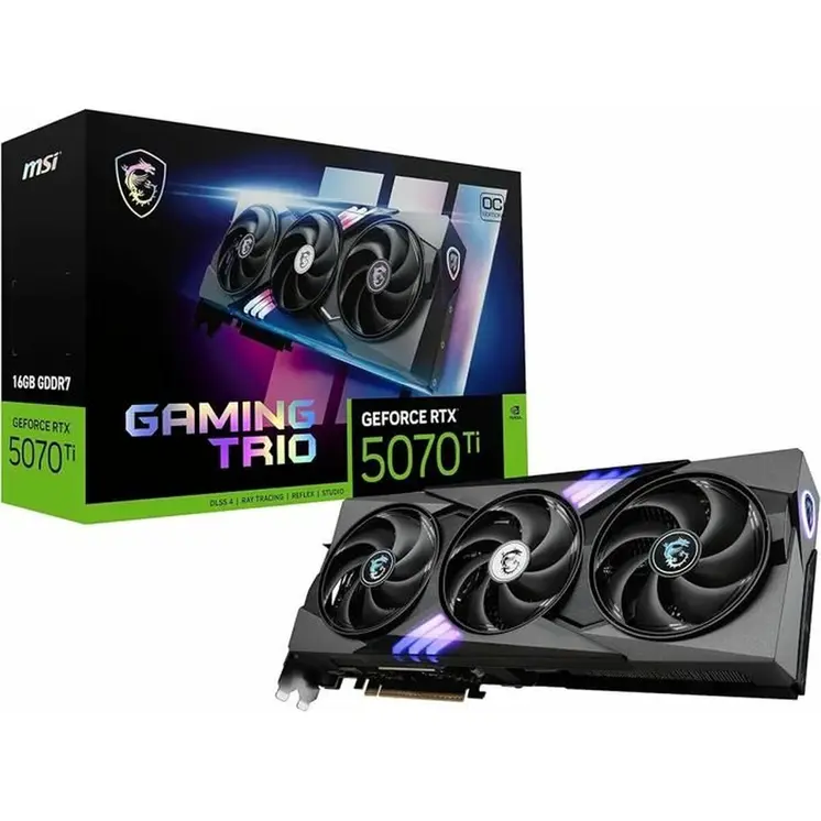 Graphics card MSI nvidia geforce rtx 5070 ti 16 GB GDDR7