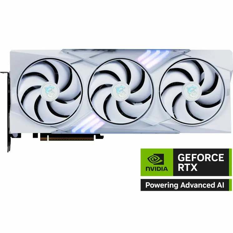 Graphics card MSI RTX 5070 12G GAMING TRIO OC WHI nvidia geforce rtx 5070 12 GB GDDR6X GDDR7