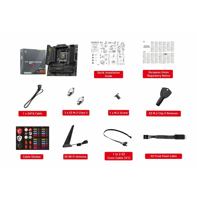 Motherboard MSI MAG B850M MORTAR WIFI AMD AM5 AMD