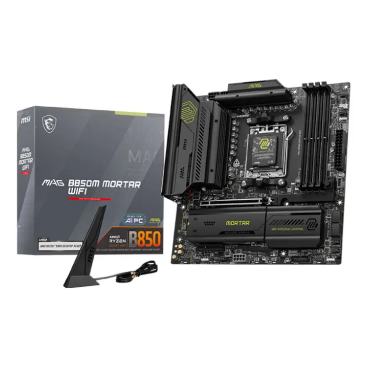 Motherboard MSI B850M GAMING PLUS WIFI Intel Wi-Fi 6 AMD AM5 AMD B850