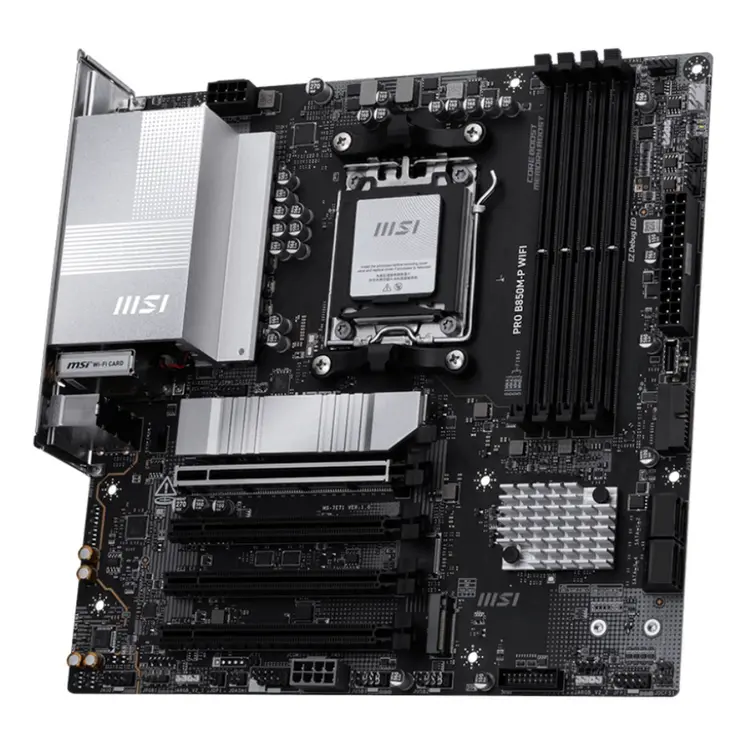 Motherboard MSI PRO B850M-P WIFI Intel Wi-Fi 6 AMD AM5 AMD B850