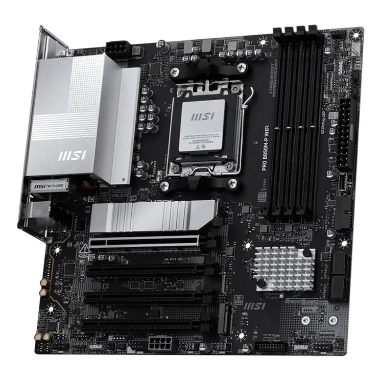 Motherboard MSI PRO B850M-P WIFI Intel Wi-Fi 6 AMD AM5 AMD B850