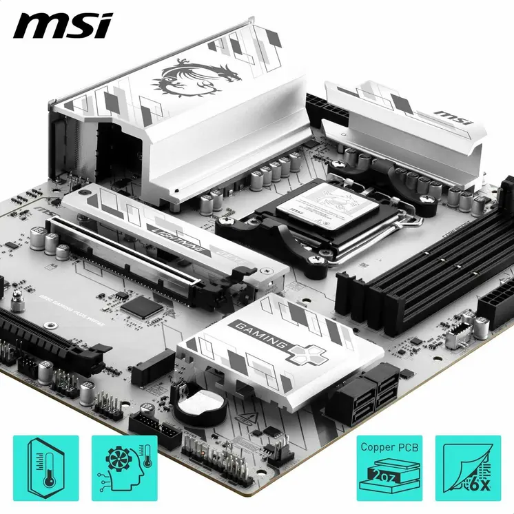 Motherboard MSI B850 GAMING PLUS WIFI6E