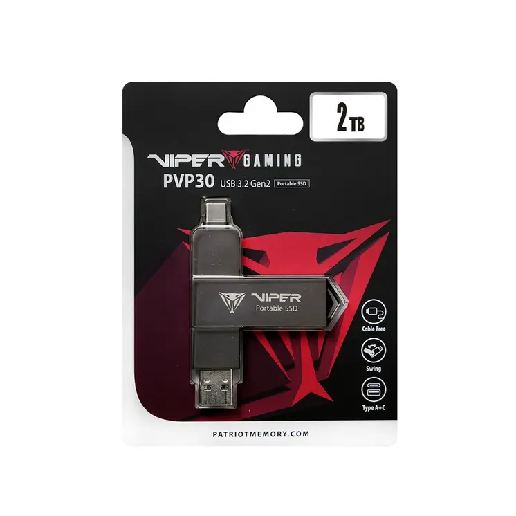 Hard Drive Patriot Memory PVP302TB28UDG 2 TB SSD