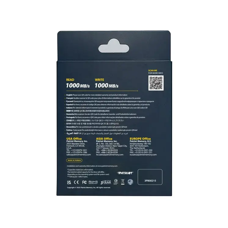 External Hard Drive Patriot Memory PTPL2TBPECB