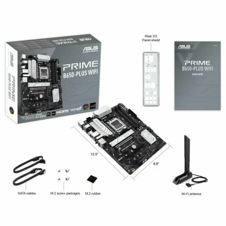 Motherboard Asus 90MB1KP0-M0EAY0 Intel Wi-Fi 6 AMD B650 AMD AM5
