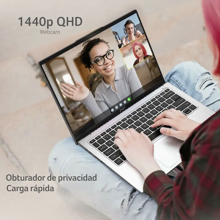 Laptop Acer NX.KWMEB.002 14" Intel Core Ultra 7 155u 16 GB RAM 512 GB SSD