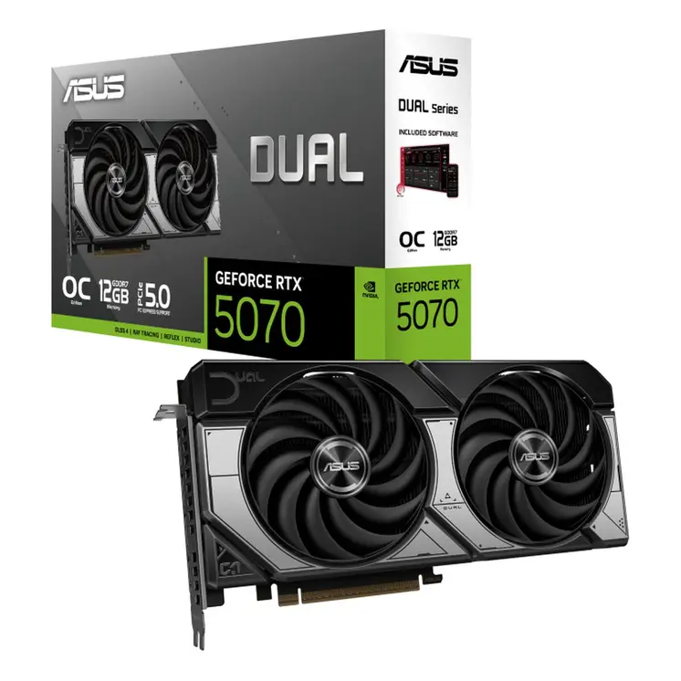 Graphics card Asus 90YV0M17-M0NA00 nvidia geforce rtx 5070 12 GB GDDR6 GDDR7