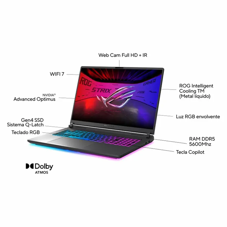 Laptop Asus 90NR0LE1-M00230 18" Intel Core i7 32 GB RAM 1 TB SSD