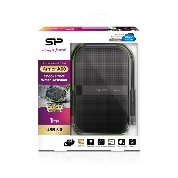 External Hard Drive Silicon Power Armor A60 1 TB
