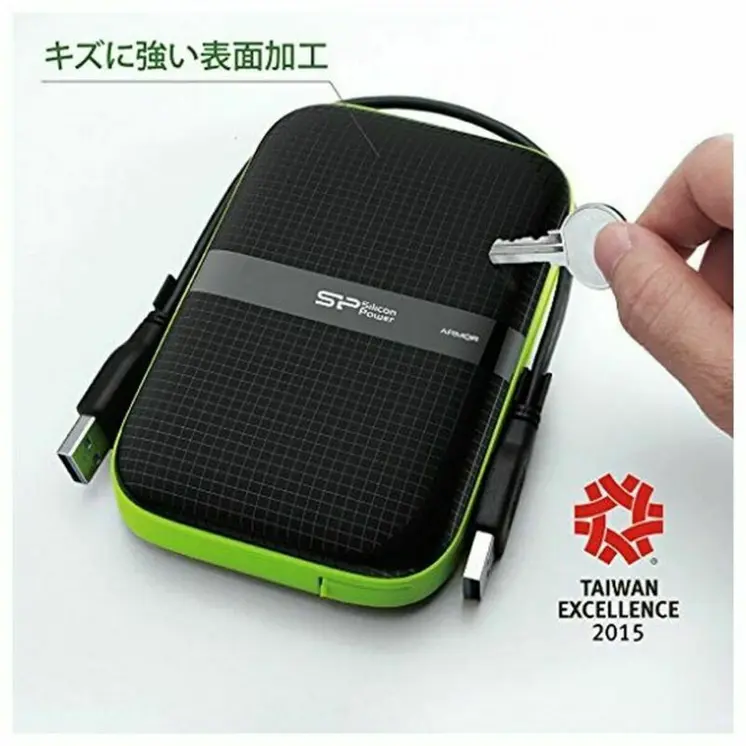 External Hard Drive Silicon Power Armor A60 2.5" USB 3.0 2 TB Anti-shock 2 TB