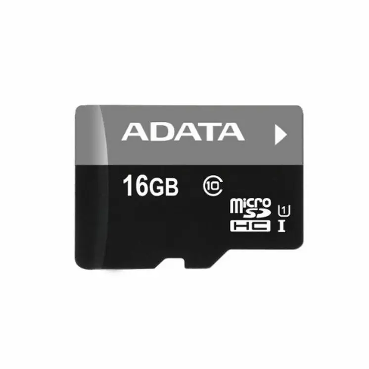 Micro SD Memory Card with Adaptor Adata Premier microSDHC UHS-I U1 Class10 16GB 16 GB