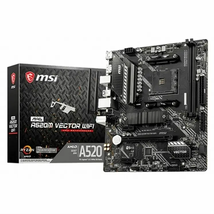 Motherboard MSI MAG A520M VECTOR WIFI AMD A520 AMD AM4