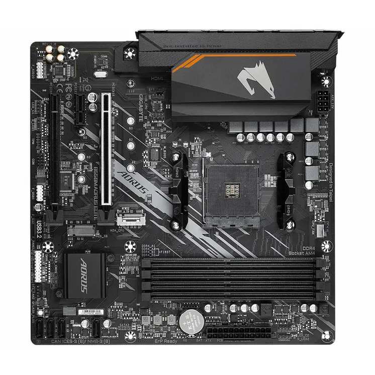 Motherboard Gigabyte B550M AORUS ELITE mATX AM4     AMD B550 AMD AM4